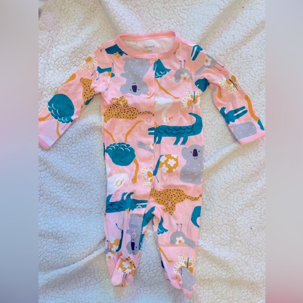 Carters footed sleeper : 3 months